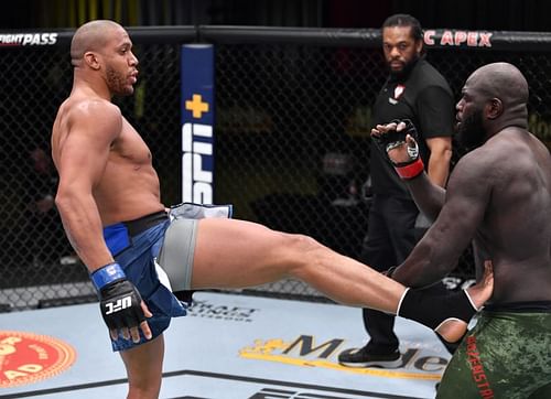 Ciryl Gane defeated Jairzinho Rosenstruik in last night's UFC main event