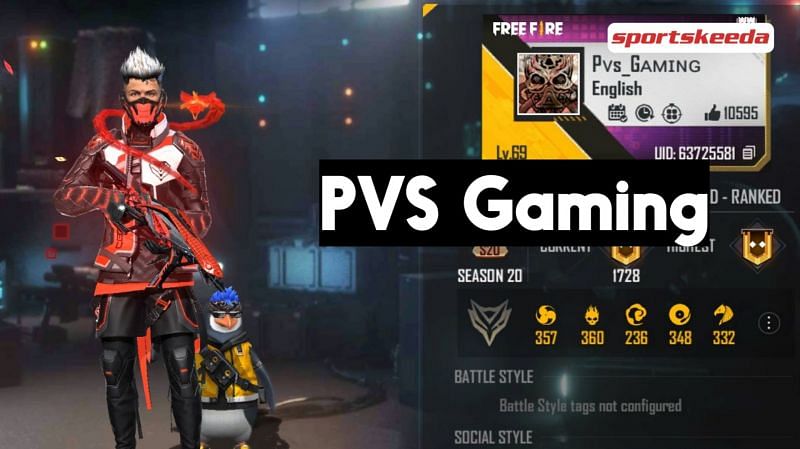 PVS Gaming&#039;s Free Fire ID