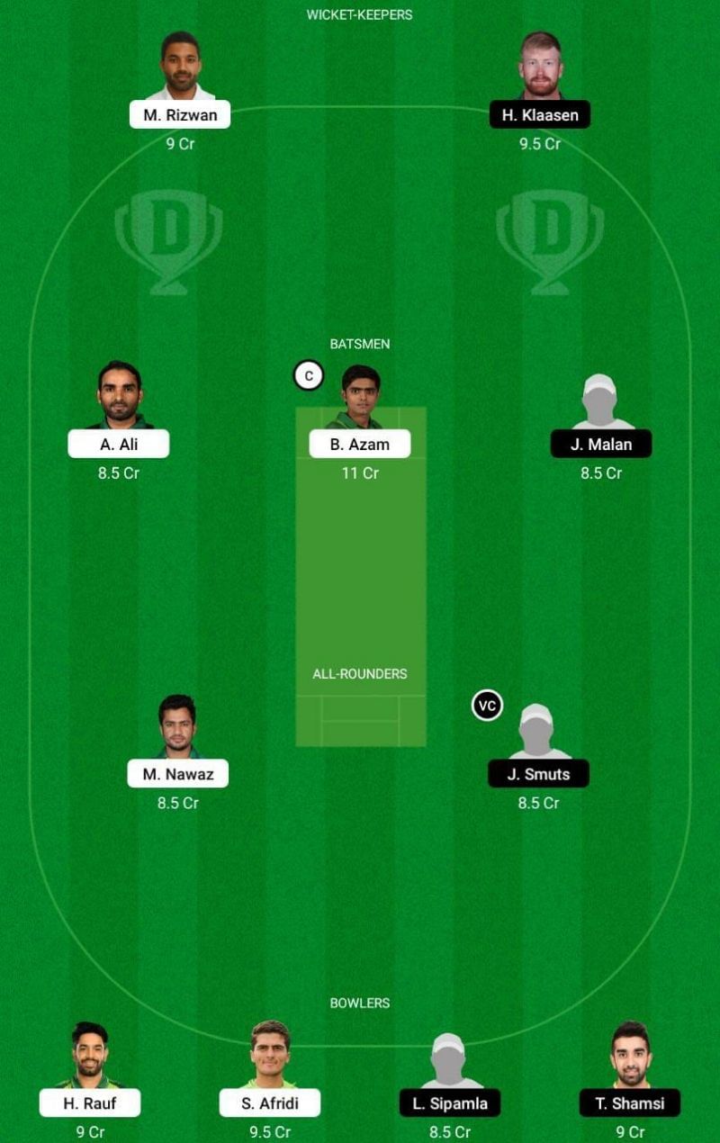 PAK vs SA Dream11 Tips