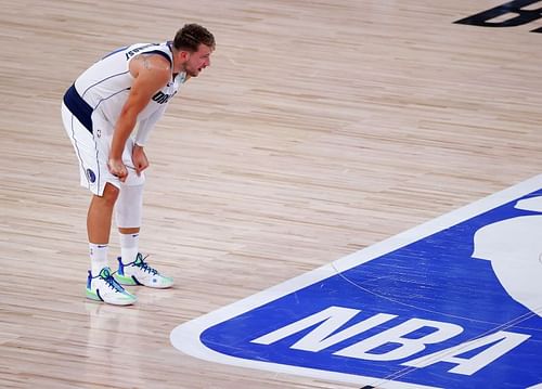 Luka Doncic (#77) of the Dallas Mavericks.