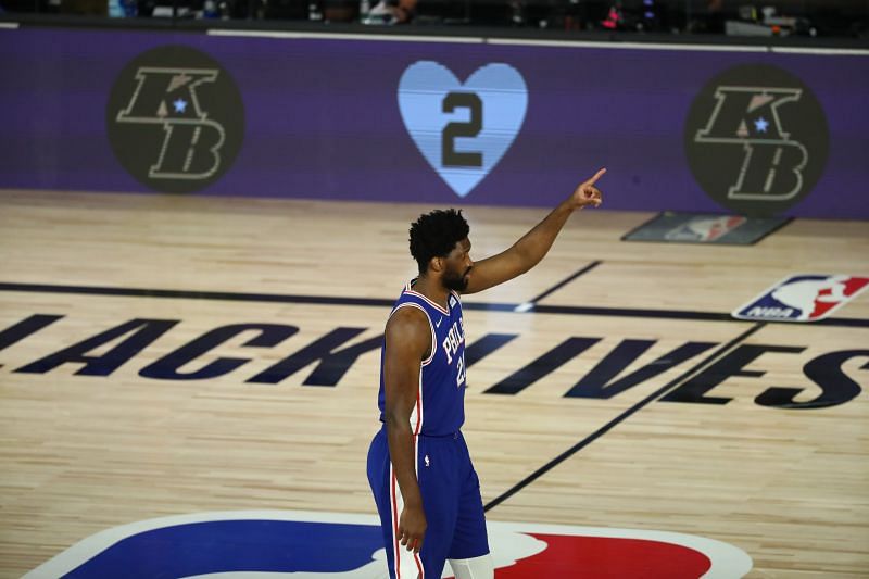 Joel Embiid in action for the Philadelphia 76ers