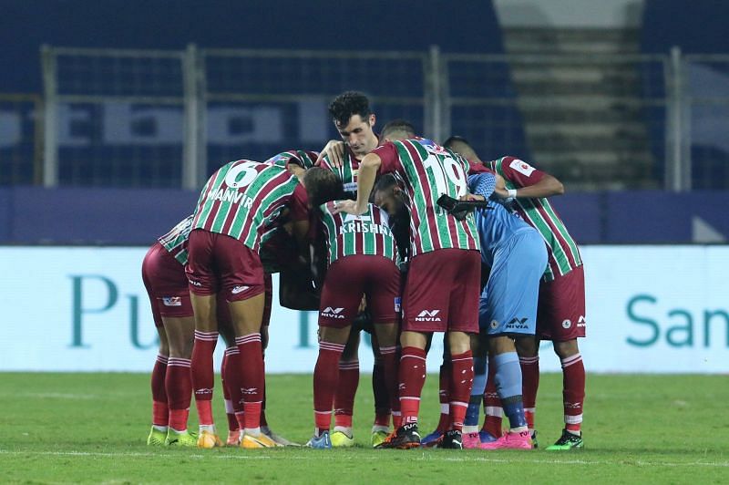 ATK Mohun Bagan FC bounced back from trailing 0-2 to winning 3-2 over Kerala Blasters FC in their previous ISL Fixture. (Image: ISL)