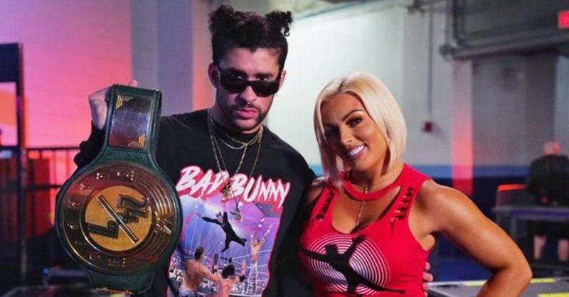 Bad Bunny spoke to Mandy Rose backstage on this week&#039;s WWE RAW