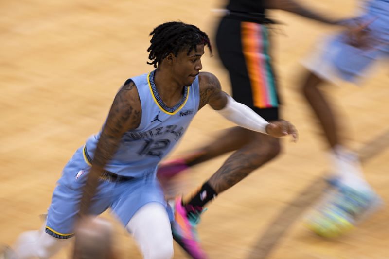 NBA DFS value option Ja Morant of the Memphis Grizzlies.