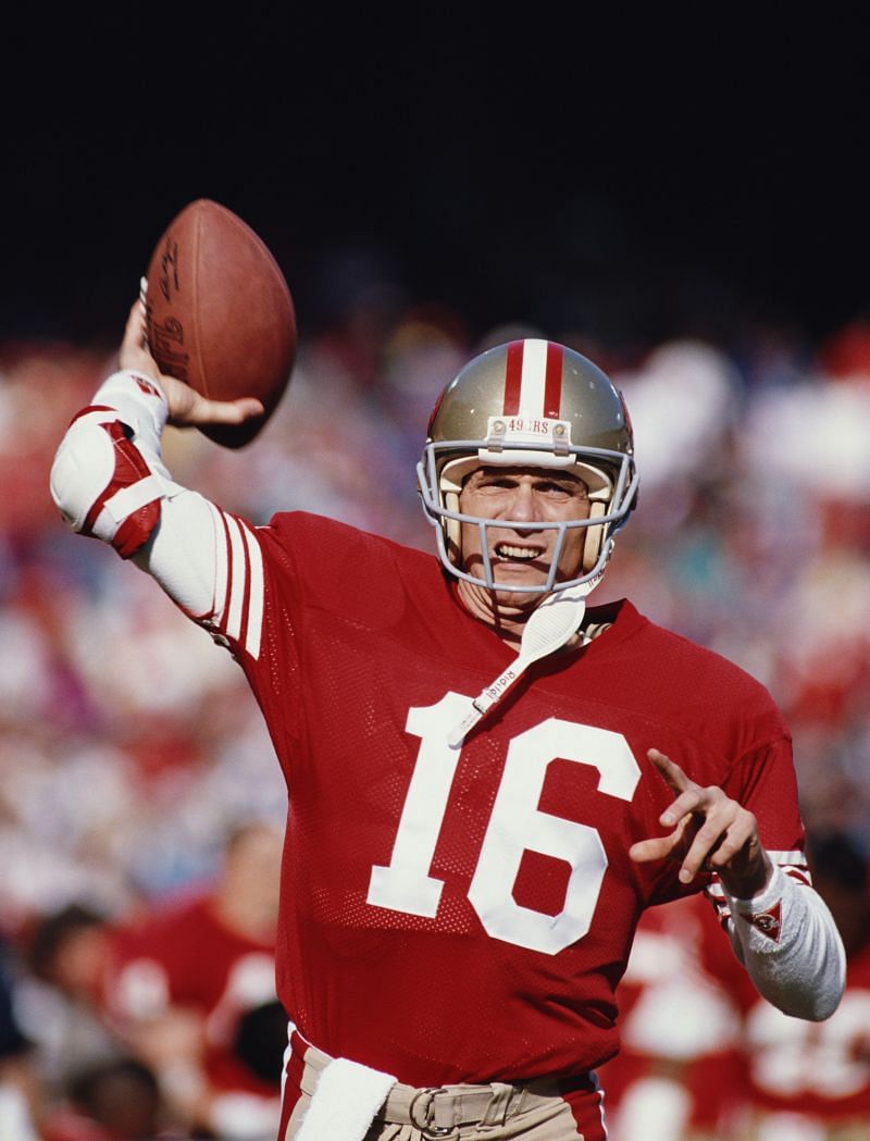 Joe Montana of the San Francisco 49ers (1979-1992)