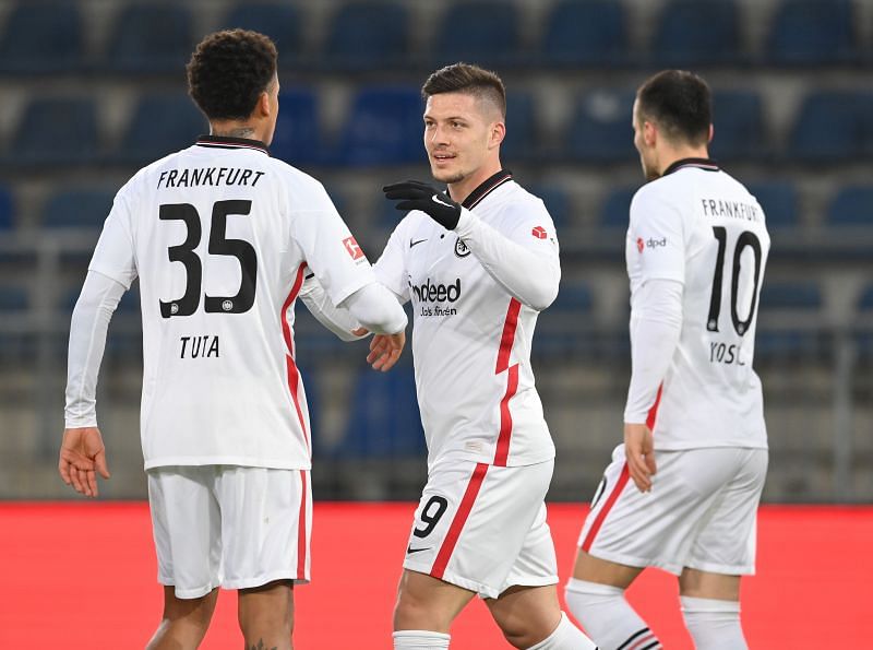 Eintracht Frankfurt play Hoffenheim on Sunday