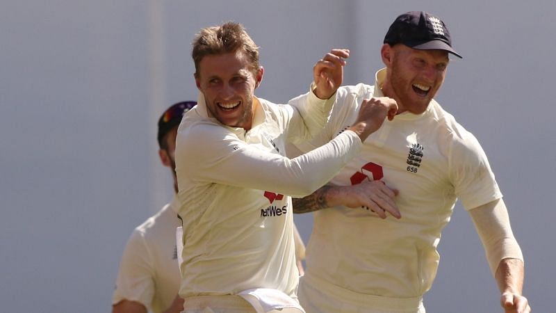 Joe Root (left) with Ben Stokes (right)