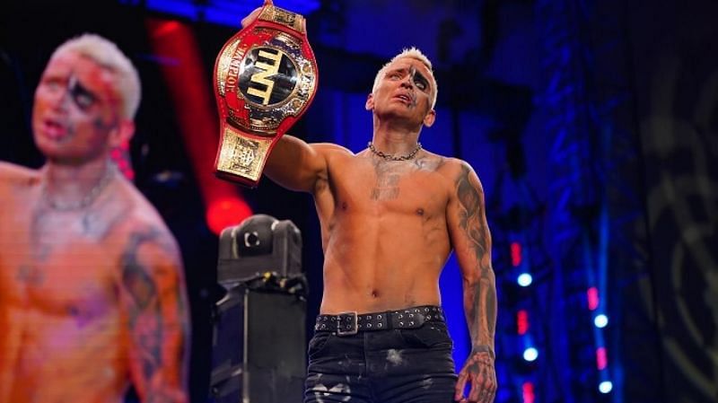 Darby Allin with the TNT Championship