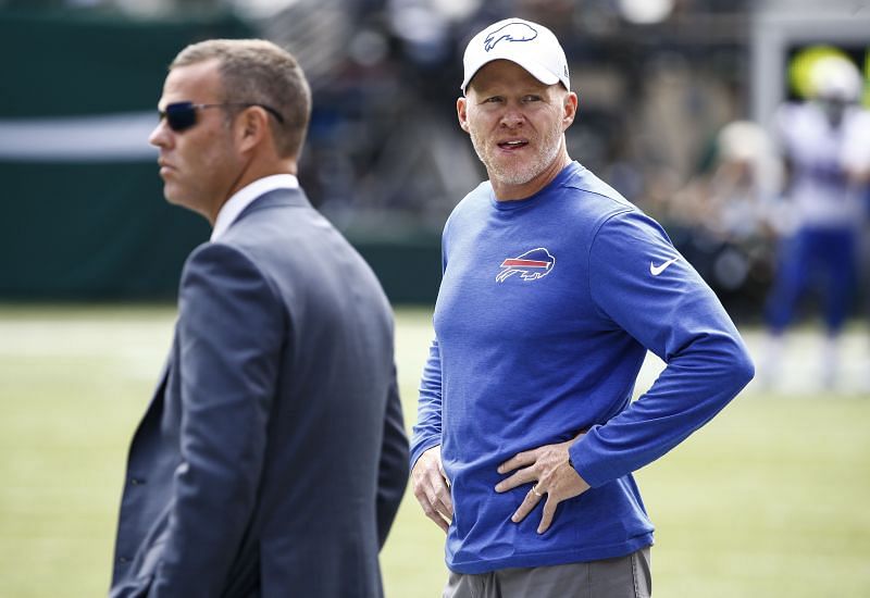 Buffalo Bills GM Brandon Beane with head coach Sean McDermott