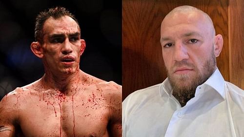 Tony Ferguson (left); Conor McGregor (right)