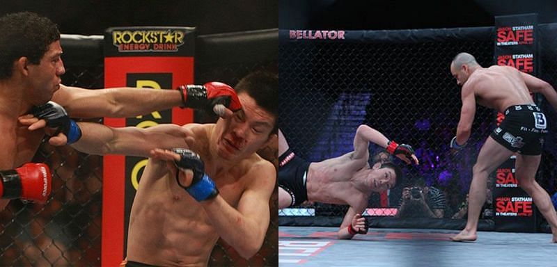 Shinya Aoki vs Gilbert Melendez (Left) and Shinya Aoki vs Eddie Alvarez 2 (Right)