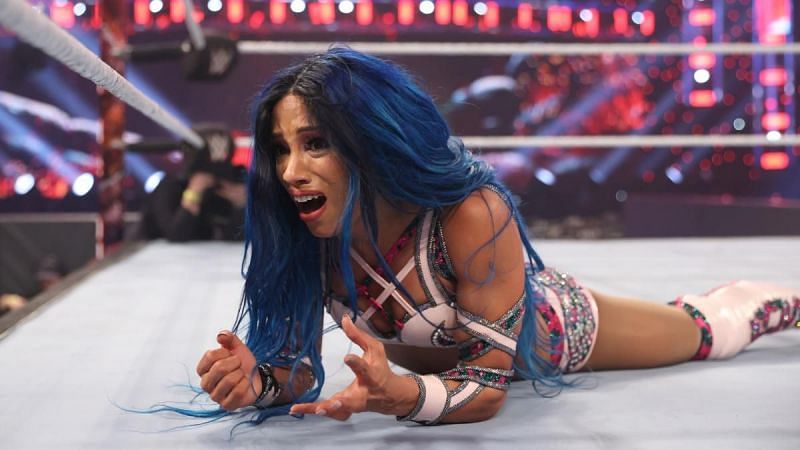 Sasha Banks was shocked at WWE Elimination Chamber.