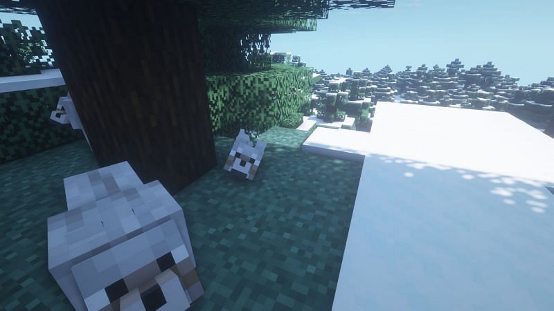 Dogs are better! (Image via Minecraft)