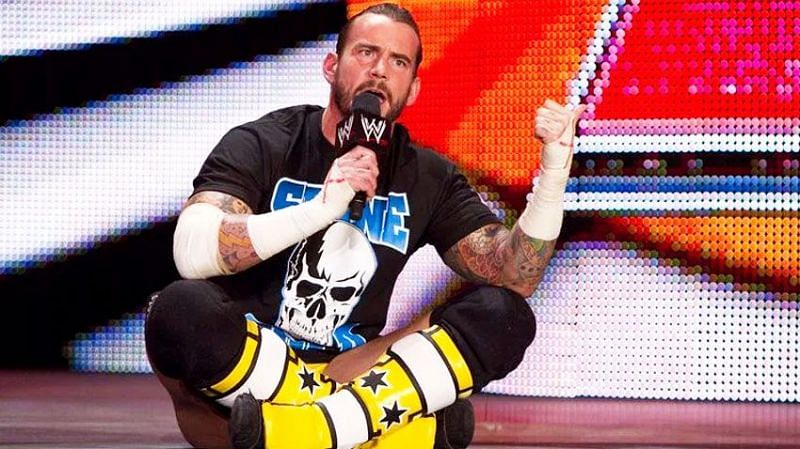 CM Punk in the famous pipebomb promo