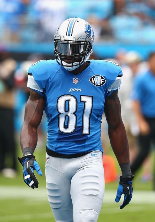 Calvin Johnson, of the Detroit Lions