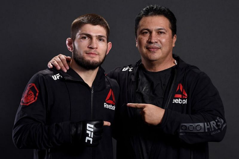 Khabib with Javier Mendes