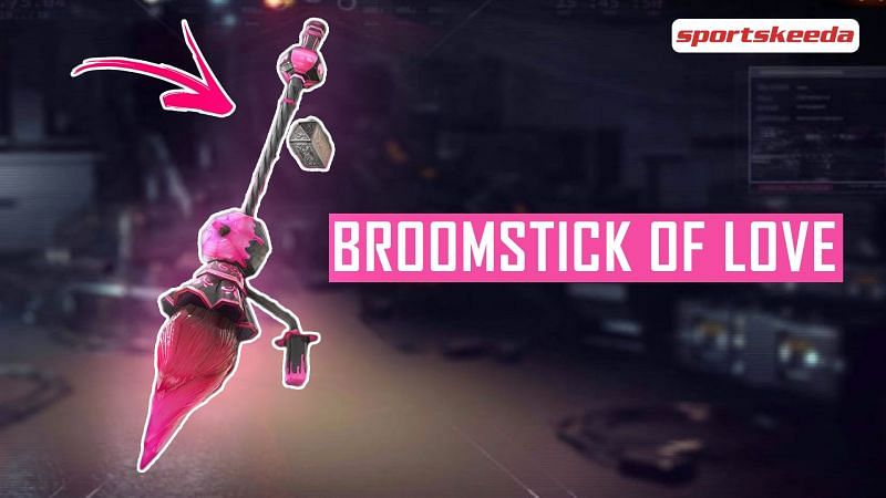 Garena has launched an exclusive item skin called the Broomstick of Love (Image via Sportskeeda)