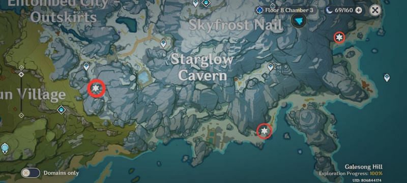 Other 3 locations to farm starsilver in Genshin Impact