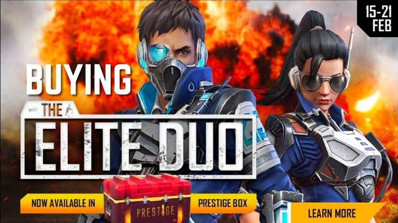 Garena has unveiled the Elite Duo Bundle in Free Fire (Image via Garena)