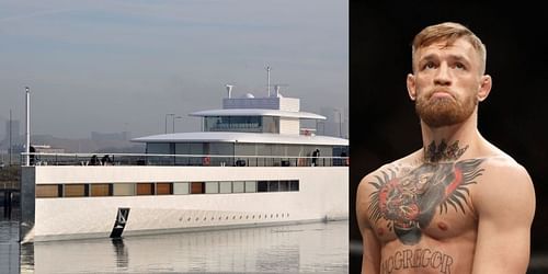 Steve Jobs' yacht Venus (L), Former UFC champion Conor McGregor (R)