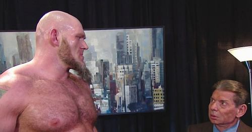 Lars Sullivan and Vince McMahon