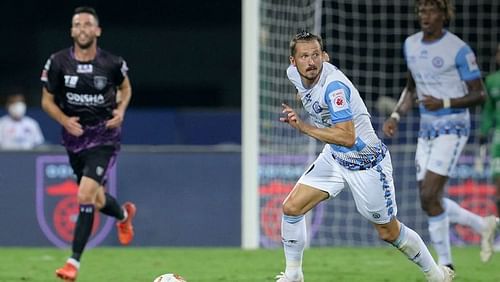 Nerijus Valskis has scored 8 goals for Jamshedpur FC. (Image: ISL)