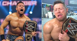The Miz has an epic reaction to winning WWE Championship at Elimination Chamber 2021