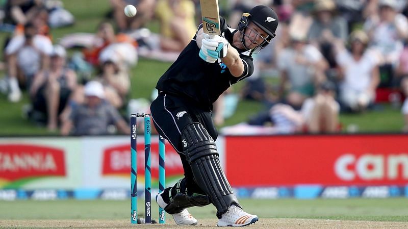 James Neesham in action for New Zealand