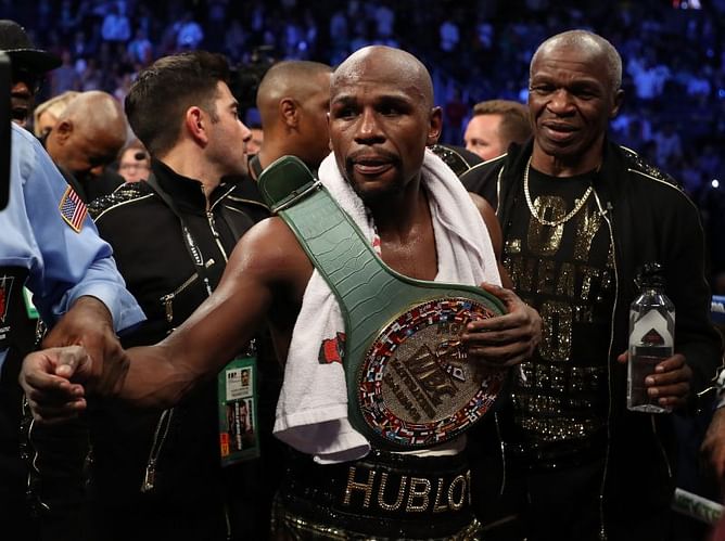 Who is Floyd Mayweather fighting next?