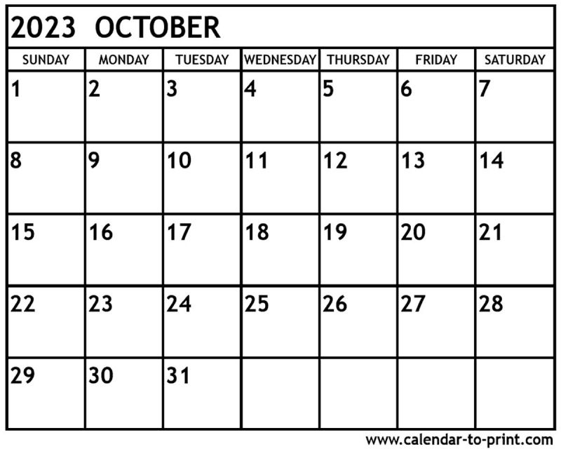 Image via Printable 2021 Calendars
