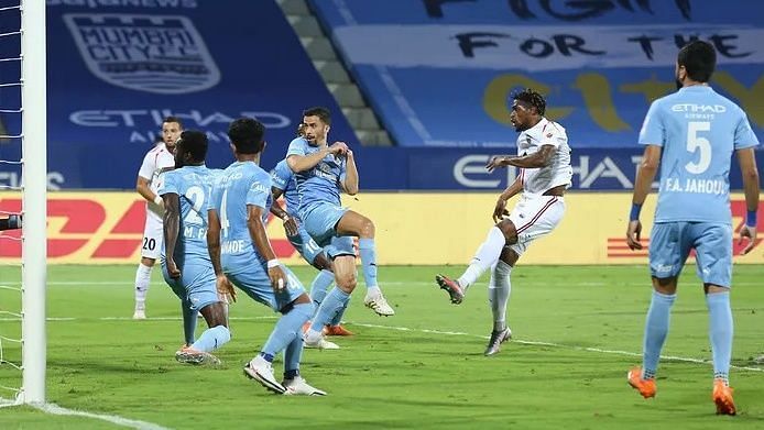 Mumbai City FC succumbed to their second loss of the season to NorthEast United FC in their previous game. (Image: ISL)