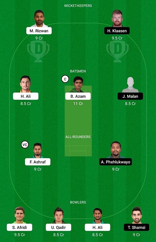 PAK vs SA 1st T20I Dream11 Tips