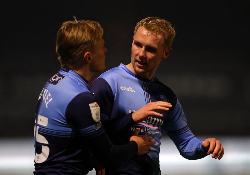 Jack Grimmer will be in action for Wycombe Wanderers against Nottingham Forest