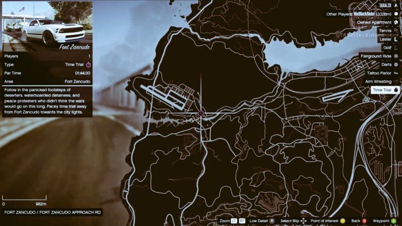 Mapa gta 5 base militar