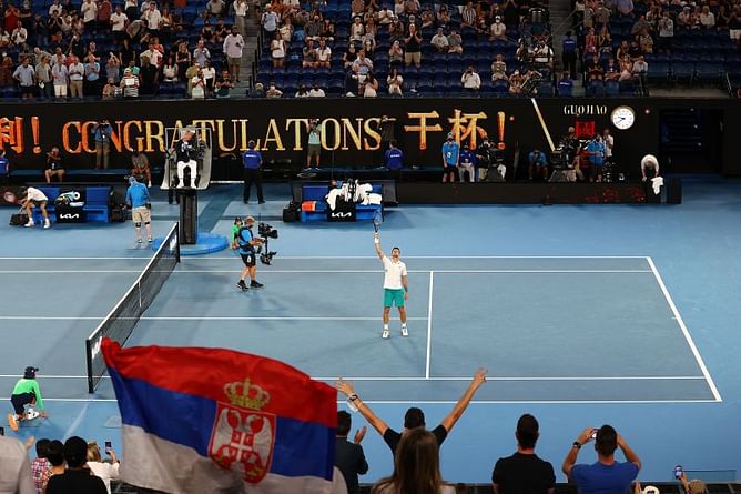 "This is a Novak Djokovic we never really talk about" - Wilander on the Serb's brilliant serving at Australian Open 2021