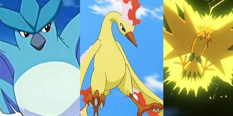 ARTICUNO vs ZAPDOS  Legendary Birds Pokémon Battle 