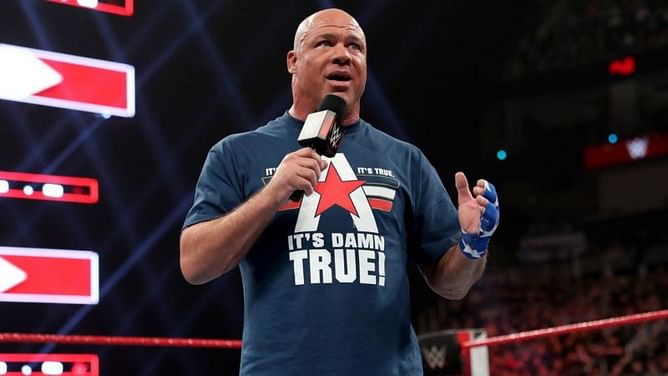Kurt Angle names one WWE and one AEW star as the best wrestlers currently