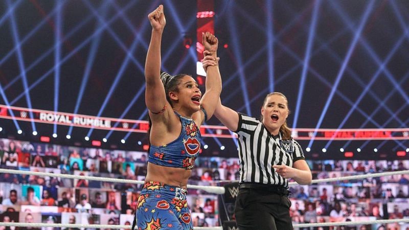 Bianca Belair was very emotional following her Royal Rumble win