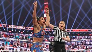 "Those were the raw emotions in those moments" - Bianca Belair on her backstage reaction to winning the Royal Rumble