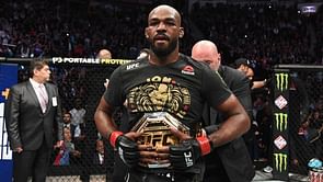 Why did Jon Jones vacate the UFC light heavyweight title?