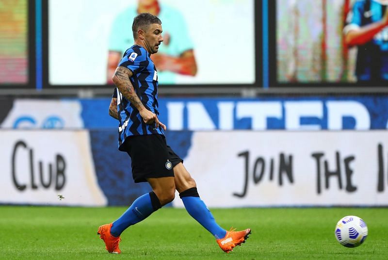 Aleksandar Kolarov in action for Inter Milan