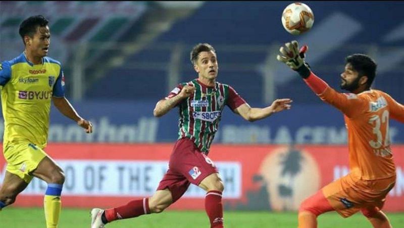 Marcelinho was on the scoresheet on his ATKMB debut against Kerala Blasters FC (Courtesy - ISL)