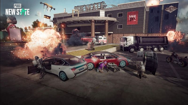 PUBG New State is set in 2051 and will feature futuristic objects as well as vehicles (Image via Google Play Store)