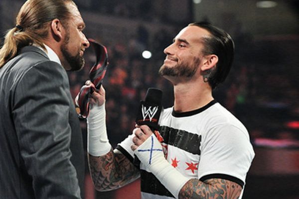CM Punk and Triple H weren&#039;t on good terms outside the ring