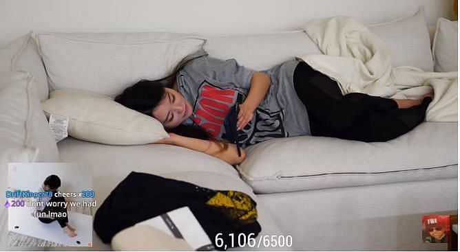 Streamers often end up regretting sleeping live on camera.
