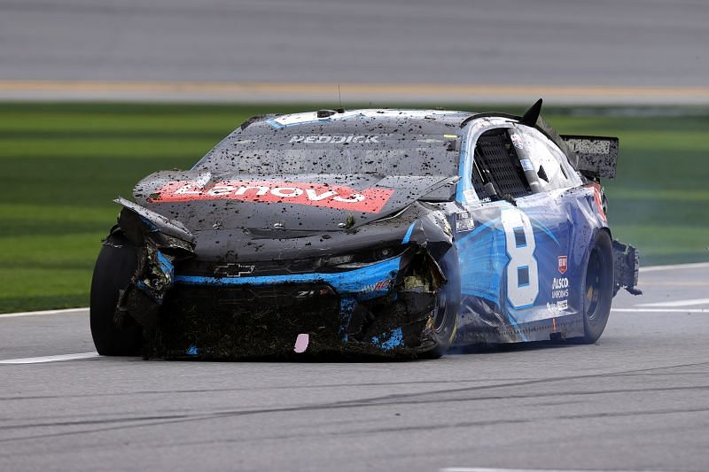 Tyler Reddick was involved in a crash in the Daytona 500. Photo/Getty Images