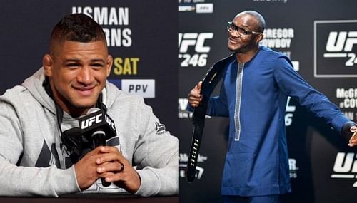 Gilbert Burns (left); Kamaru Usman (right)