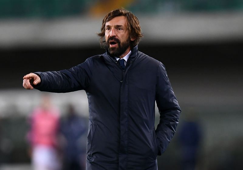 Juventus manager Andrea Pirlo