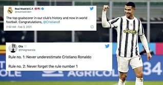 Twitter explodes as Cristiano Ronaldo double inspires Juventus to 2-1 victory over Inter