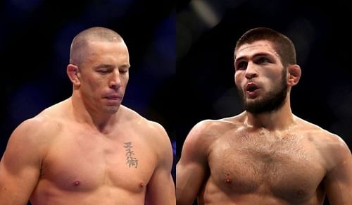 Georges St-Pierre and Khabib Nurmagomedov